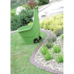 Tuinafboording Kunststof Bruin - 380 Cm -LA SIESTA Verkoop 1523813557 2 600