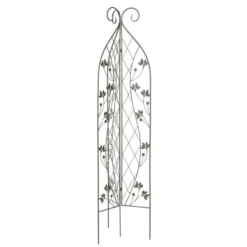 Plantenrek Ying En Yang Triptic Bruin - 150 × 41 Cm