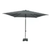 Madison Parasol Corsica 200 × 250 Cm - Grijs