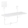 Balkontafel Wit - 88 × 51,5 × 67 Cm