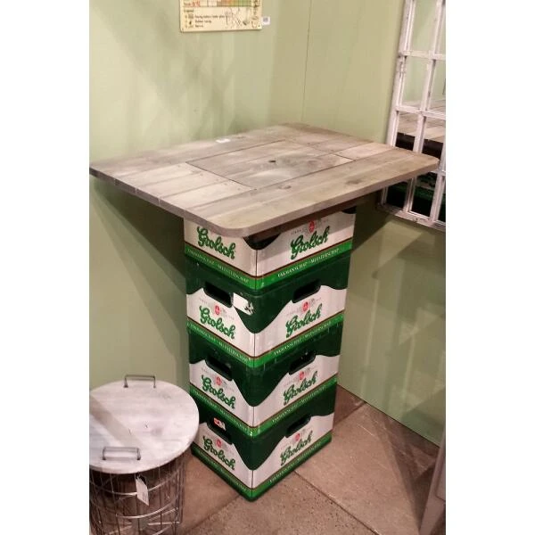 ESSCHERT DESIGN Bierkrat Tafel 2 ESSCHERT DESIGN Bierkrat Tafel - Afbeelding 2