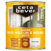 Cetabever Binnenbeits Deur, Kozijn & Meubel Transparant Zijdeglans, White Wash - 750 Ml