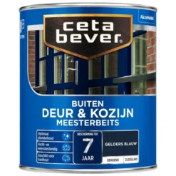 Cetabever Meesterbeits Deur & Kozijn Dekkend, Gelders Blauw - 750 Ml
