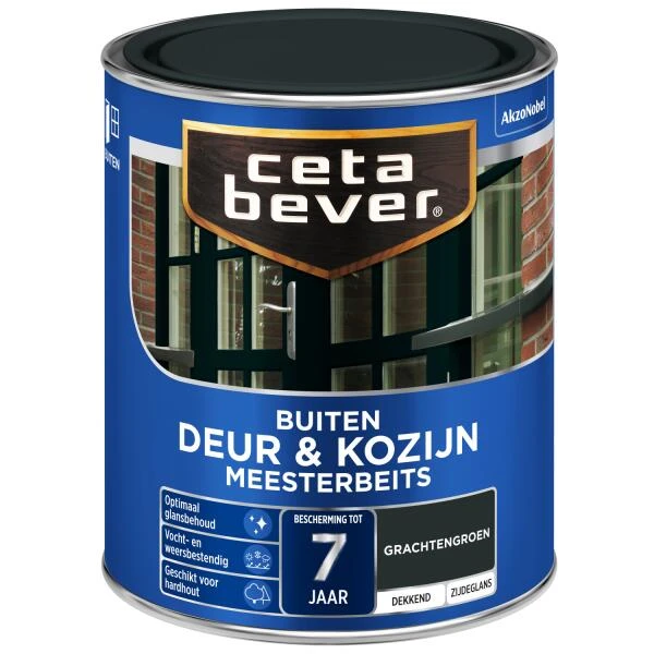 Cetabever Meesterbeits Deur & Kozijn Dekkend, Grachtengroen - 750 Ml 1 Cetabever Meesterbeits Deur & Kozijn Dekkend, Grachtengroen - 750 Ml