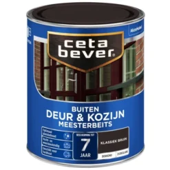 Cetabever Meesterbeits Deur & Kozijn Dekkend, Klassiek Bruin - 750 Ml