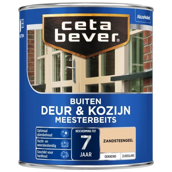 Cetabever Meesterbeits Deur & Kozijn Dekkend, Zandsteengeel - 750 Ml 1 Cetabever Meesterbeits Deur & Kozijn Dekkend, Zandsteengeel - 750 Ml