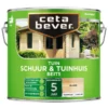 Cetabever Tuinbeits Schuur & Tuinhuis Transparant, Blank - 2,5 L
