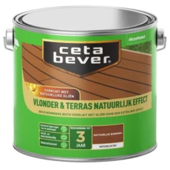Cetabever Vlonder & Terras Natuurlijk Effect, Bankirai - 2,5 L