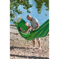 LA SIESTA Tweepersoonshangmat Currambera - Kiwi -LA SIESTA Verkoop currambera kiwi cotton double classic hammock 1609770127 323 600