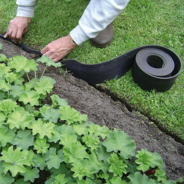 Gazonafboording ECO Rubber - 15 M × 15 Cm 3 Gazonafboording ECO Rubber - 15 M × 15 Cm - Afbeelding 3