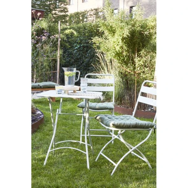 Mica Decorations Evita Bistro Set Wit - 3 Delig 2 Mica Decorations Evita Bistro Set Wit - 3 Delig - Afbeelding 2