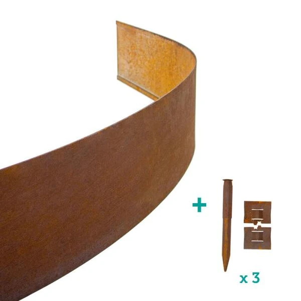 Kantopsluiting Multi-Edge Advance Corten - Set Van 6 Stuks 2 Kantopsluiting Multi-Edge Advance Corten - Set Van 6 Stuks - Afbeelding 2