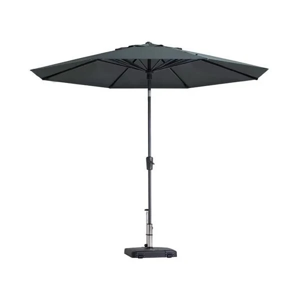 Madison Parasol Paros II Luxe Ø 300 Cm - Grijs 1 Madison Parasol Paros II Luxe Ø 300 Cm - Grijs