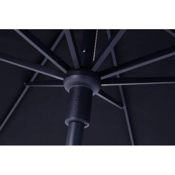 Madison Parasol Paros II Luxe Ø 300 Cm - Grijs 2 Madison Parasol Paros II Luxe Ø 300 Cm - Grijs - Afbeelding 2