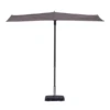 Madison Parasol Sun Wave 270 × 150 Cm - Taupe