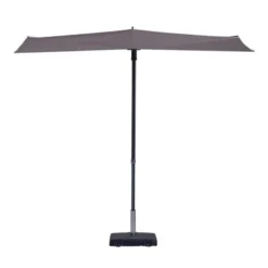 Madison Parasol Sun Wave 270 × 150 Cm - Taupe