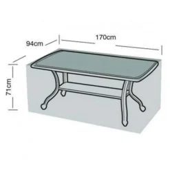 Hoes Voor Tuintafel Rechthoekig - 170 × 94 × 71 Cm