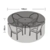 Hoes Voor Tuinmeubelen - Ronde Tafel + 4/6 Stoelen