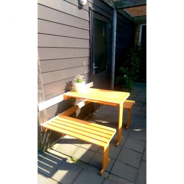 Opklapbare Balkonset (tafeltje + Bankjes) 3 Opklapbare Balkonset (tafeltje + Bankjes) - Afbeelding 3