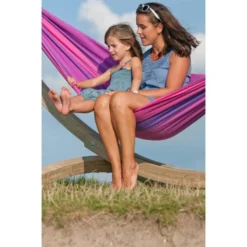 LA SIESTA Eénpersoonshangmat Orquídea - Paars -LA SIESTA Verkoop orqudea purple cotton single classic hammock 1609770119 124 600