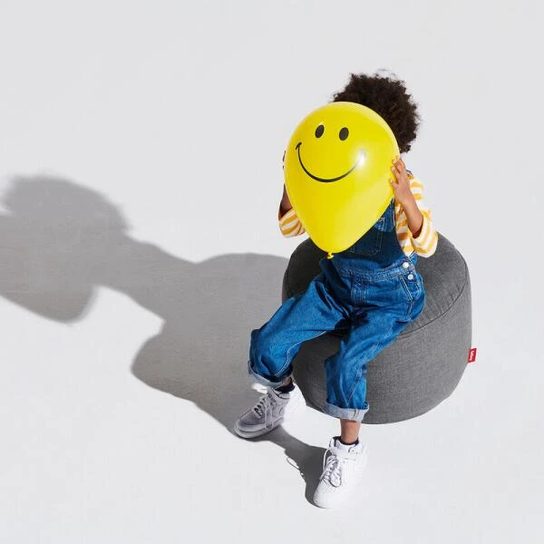 Poef Fatboy® Point Outdoor - Ø50 X 35 Cm Donkergrijs 2 Poef Fatboy® Point Outdoor - Ø50 X 35 Cm Donkergrijs - Afbeelding 2