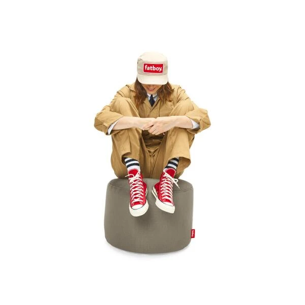 Poef Fatboy® Point Outdoor - Ø50 X 35 Cm Taupe 2 Poef Fatboy® Point Outdoor - Ø50 X 35 Cm Taupe - Afbeelding 2