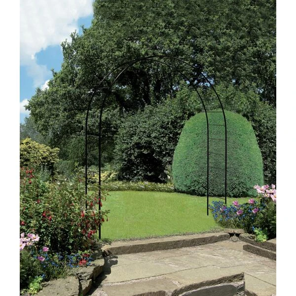 Rozenboog London 230 × 240 × 40 Cm - Zwart 2 Rozenboog London 230 × 240 × 40 Cm - Zwart - Afbeelding 2