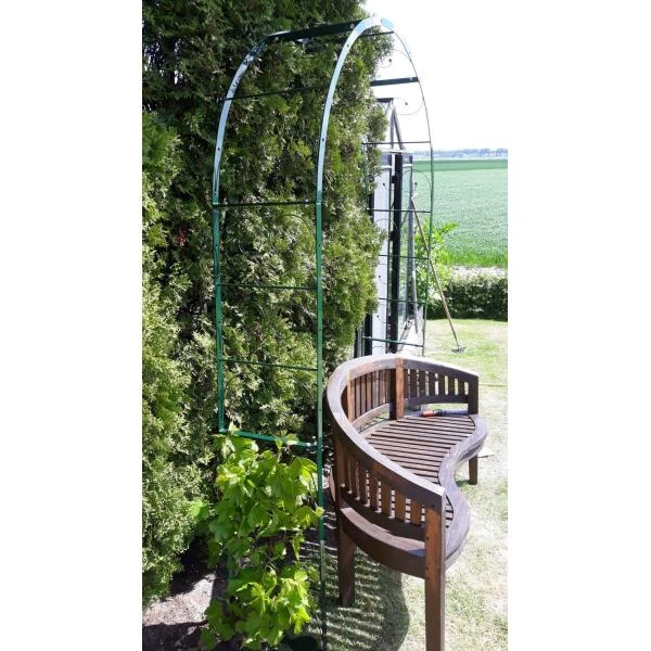 Rozenboog Massief Met Klimhulp 150 × 40 × 230 Cm 2 Rozenboog Massief Met Klimhulp 150 × 40 × 230 Cm - Afbeelding 2