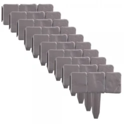 Tuinafboording Kunststof Steenlook Grijs - 240 Cm -LA SIESTA Verkoop tuinafboording steengrijs 240 cm 1484057391 1 600