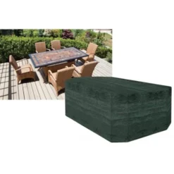 Hoes Voor Tuinmeubelen - Rechthoekige Tafel + 6 Stoelen -LA SIESTA Verkoop tuinmeubel beschermhoes t6s 1497600905 1 600