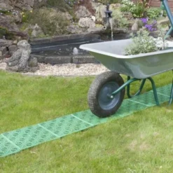 Tuintegel Kunststof Groen - Set Van 5 Stuks -LA SIESTA Verkoop tuintegel kunststof groen 1484061835 4 600