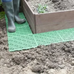 Tuintegel Kunststof Groen - Set Van 5 Stuks -LA SIESTA Verkoop tuintegel kunststof groen 1484061835 5 600